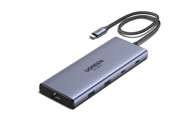 Ugreen Revodok Pro - Dockningsstation - USB-C - 2 x HDMI - 1GbE Ugreen Revodok Pro - Dockningsstation - USB-C - 2 x HDMI - 1GbE