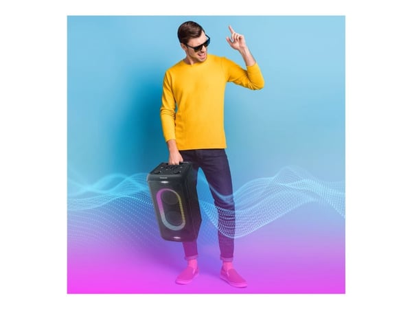 Panasonic SC-BMAX10E-K - Partyhögtalare - trådlös - Bluetooth - 150 watt - 2-vägs - svart