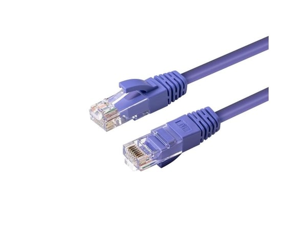MicroConnect - Koblingskabel - RJ-45 (hann) til RJ-45 (hann) - 7.5 m - UTP - CAT 6a - halogenfri, formstøpt, uten hindringer - purpur