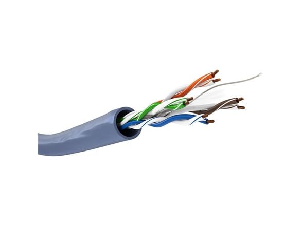goobay - Nettverkskabel - RJ-45 (hann) til RJ-45 (hann) - UTP - CAT 6a - halogenfri, innendørs, solid - blå