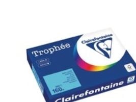 Färgat papper Clairefontaine Trophée, A4, 120 g/m², mörkblått, 250 st.