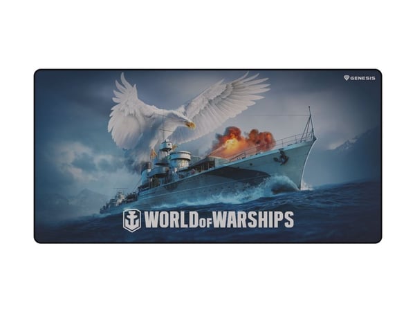 Natec Genesis Carbon 500 WOWS - Tangentbord och musdyna - maxi - WOWS BLYSKAWICA - World of Warships, flera färger