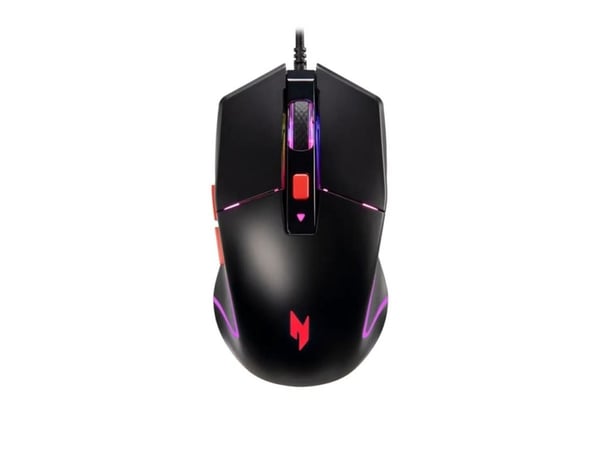 Acer Nitro NMW100 - Mus - optisk - 6 knappar - kabelansluten - USB - svart - detaljhandel