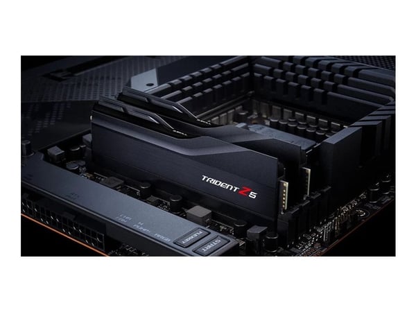 G.Skill Trident Z5 - DDR5 - sats - 32 GB: 2 x 16 GB - DIMM 288-pin - 6000 MHz / PC5-48000 - CL30 - 1.35 V - ej buffrad - icke ECC - mattsvart