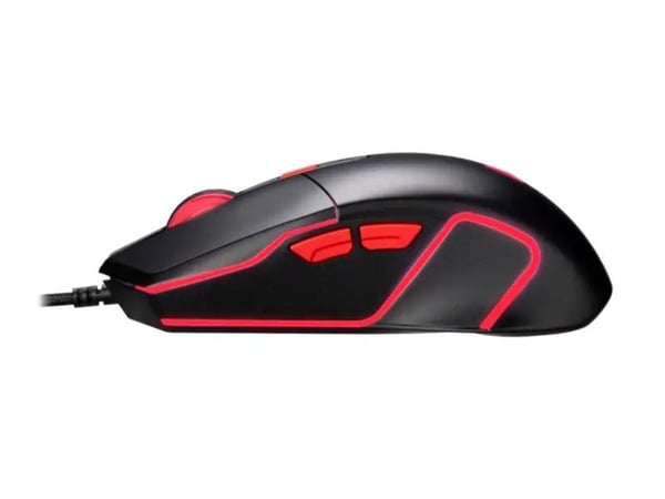 Acer Nitro NMW100 - Mus - optisk - 6 knappar - kabelansluten - USB - svart - detaljhandel