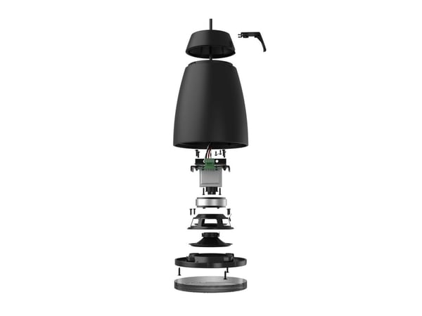 Audac ALTI series ALTI6M - Høyttaler - for høyttaleranlegg - 60 watt - toveis - koaksial - svart