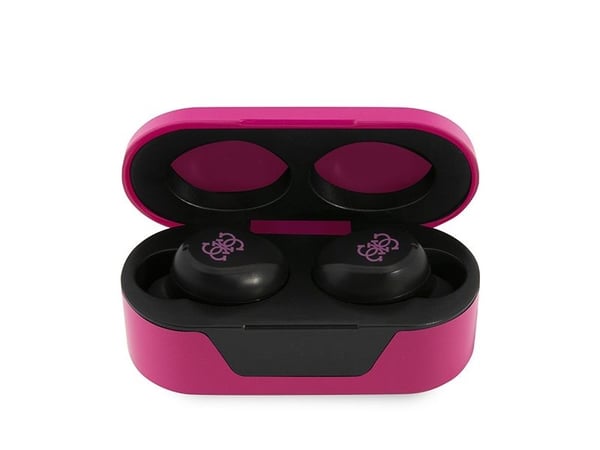 Guess słuchawki Bluetooth GUTWST31EM TWS + stacja dokująca magenta