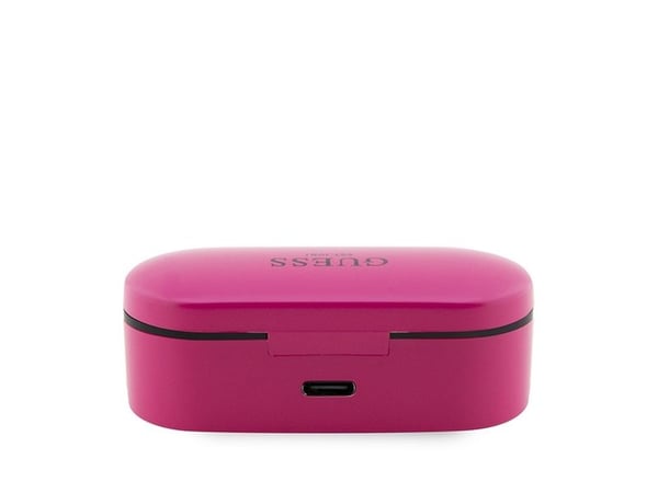 Guess słuchawki Bluetooth GUTWST31EM TWS + stacja dokująca magenta