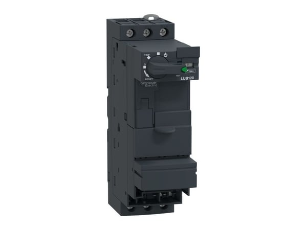 SCHNEIDER ELECTRIC TeSys moottorin käynnistysmoduuli U, perusmoduuli 12A 3polet + 1NO + 1NC -Adskiller og kontaktor. Uden klemmer