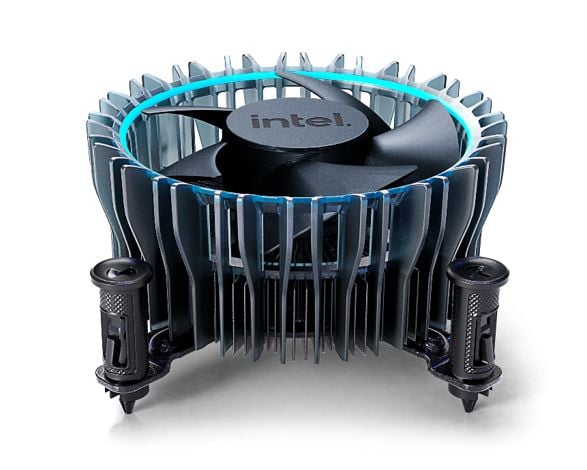 Intel Laminar RM1, Ilmanjäähdytin, 600 RPM, 3150 RPM, Musta, Sininen
