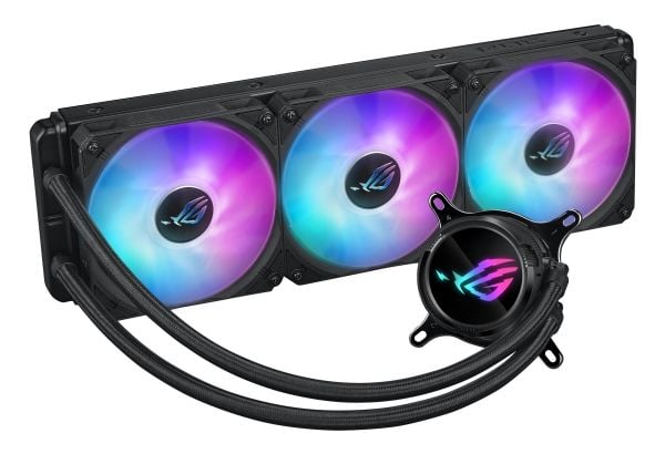 ASUS ROG STRIX LC III 360 ARGB - prosessorin nestejäähdytysjärjestelmä - (jalustoille: AM4, LGA1200, LGA1700, AM5, LGA115x) - 120 mm:n kokoinen