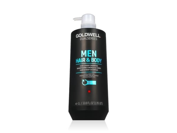 Goldwell Dualsenses Miesten hius- ja vartaloshampoo Kaikki hiustyypit 1000ml