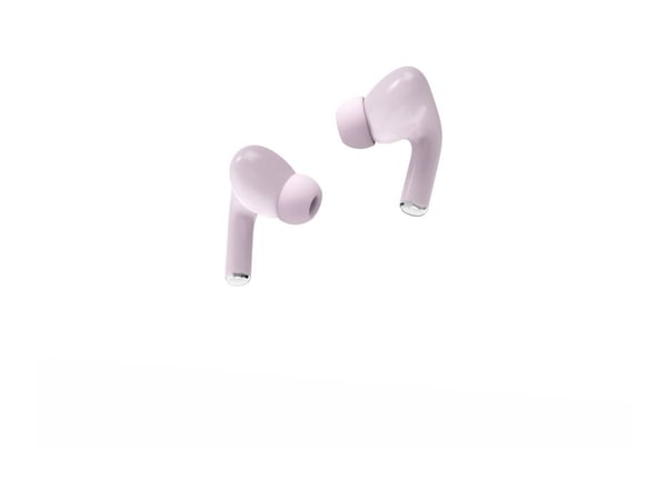 Gembird TWS-03-P - True wireless-hodetelefoner med mikrofon - i øret - Bluetooth - rosa