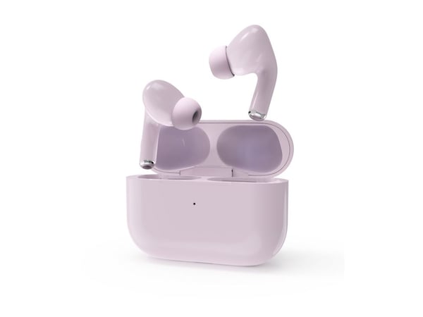 Gembird TWS-03-P - True wireless-hodetelefoner med mikrofon - i øret - Bluetooth - rosa