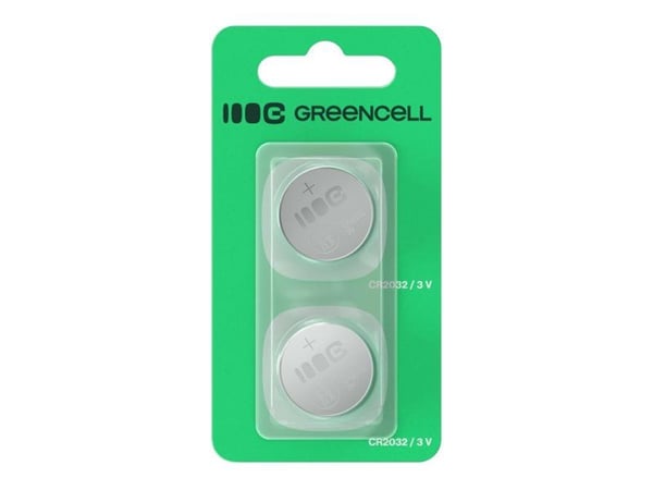 Green Cell - Batteri 2 x CR2032 - Li - 220 mAh