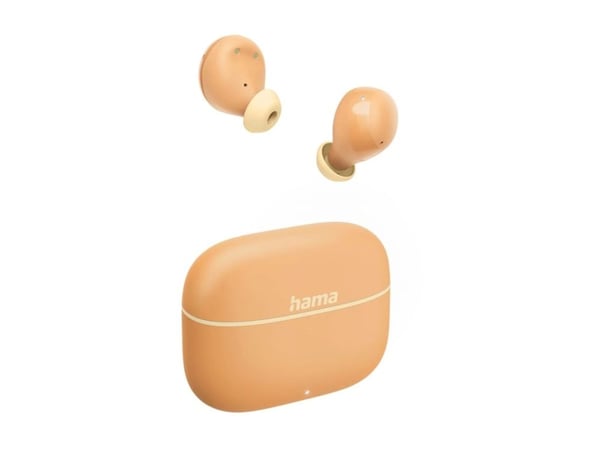 Hama Freedom Buddy II - True wireless-hörlurar med mikrofon - inuti örat - Bluetooth - orange