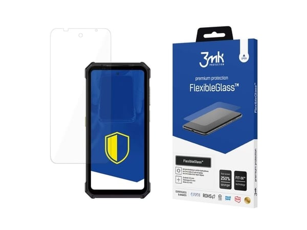3MK FlexibleGlass, Ulefone, Armor 24, Anti-bacterial, Impact resistant, Scratch resistant, Shatterproof, Transparent, 1 pc(s)