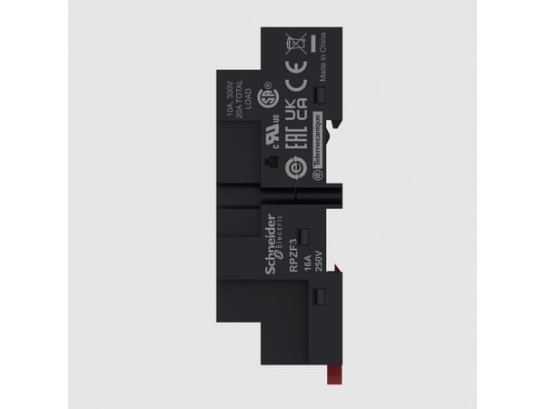 Schneider Electric RPZF3, Gränssnittsrelä, Svart, IP20, CSA UL, 72 g, 40 mm