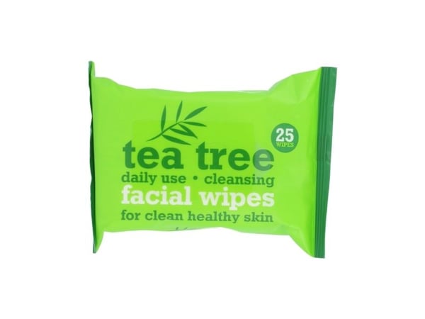 Xpel Tea Tree puhdistava kasvopyyhe herkälle iholle