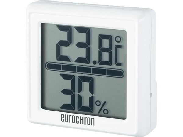 Eurochron ETH 5500 termo-/hygrometer hvit