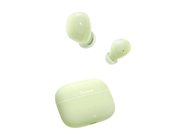 Hama Freedom Buddy II - True wireless-hodetelefoner med mikrofon - i øret - Bluetooth - grønn