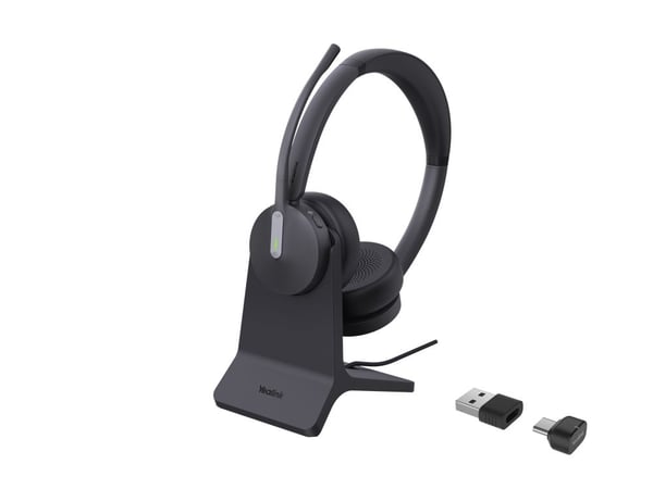 Yealink BH70 Dual USB-C/A -kuulokemikrofoni, Langaton, 20 - 20000 Hz, Toimisto/puhelukeskus, 147 g, Kuulokkeet, Musta