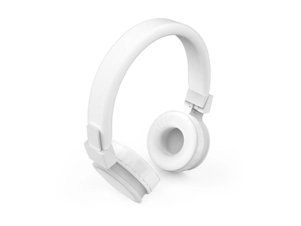 Hama Freedom Lit II - Hodetelefon med mikrofon - on-ear - Bluetooth - trådløs - hvit