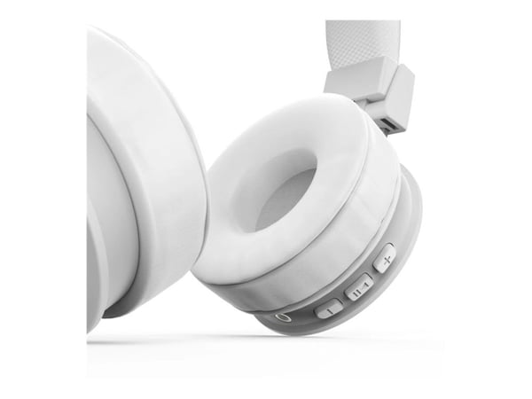 Hama Freedom Lit II - Hodetelefon med mikrofon - on-ear - Bluetooth - trådløs - hvit