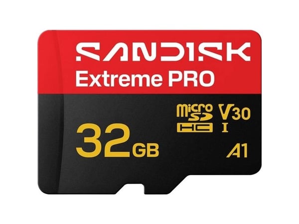 SanDisk Extreme PRO - Flashminnekort - 32 GB - A1 / Video Class V30 / UHS-I U1 - microSDHC UHS-I
