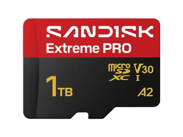SanDisk Extreme PRO - Flashminnekort (SD-adapter inkludert) - 1 TB - A2 / Video Class V30 / UHS-I U3 - microSDXC UHS-I
