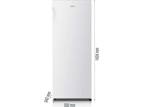Gorenje R4142PW - Kylskåp - bredd: 55 cm - djup: 54.2 cm - höjd: 143.4 cm - 242 liter - Klass E - vit