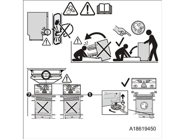 Electrolux ESA42110SW, Frittstående, Slimline (45 cm), Hvit, Hvit, Knapper, LED