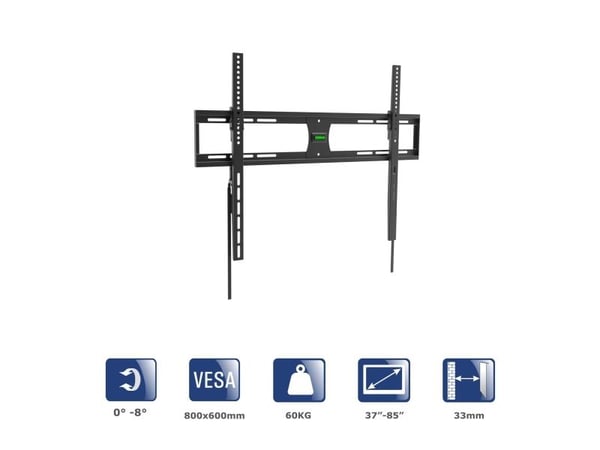 AK-MB-09 TV-kiinnike 60kg VESA 800x600mm 37-85" VESA 800x600mm 37-85"