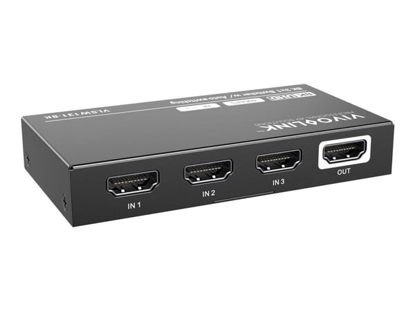 VivoLink - Video/lyd-splitter - 8k60Hz - 3 x HDMI - stasjonær VivoLink - Video/lyd-splitter - 8k60Hz - 3 x HDMI - stasjonær