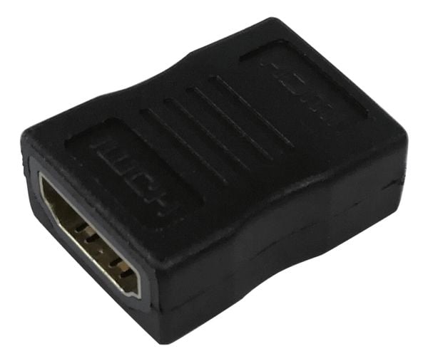 Deltaco HDMI-liitin, musta, HDMI-tyyppi A (vakio), HDMI-tyyppi A (vakio), 3840 x 2160 pikseliä, Musta