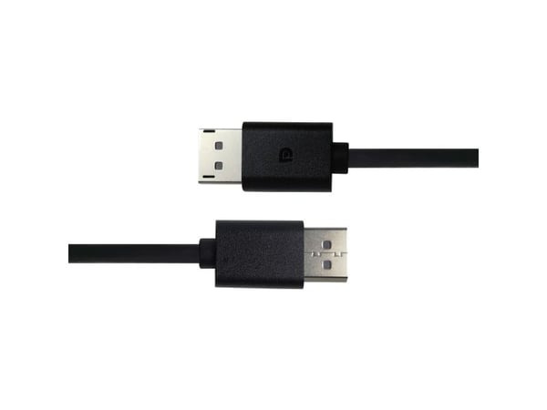 DELTACO - DisplayPort-kabel - DisplayPort (hann) til DisplayPort (hann) - DisplayPort 1.4 - 1 m - 8 K 60 Hz (7680 x 4320) støtte, opptil 32,4 Gbps-...