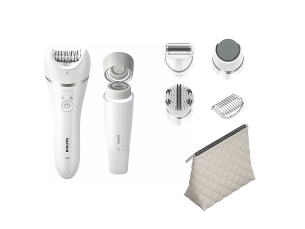 Philips Epilator Nass-Trocken Application Cordless 32-Tweezer System 2 Speed Settings BRE77092