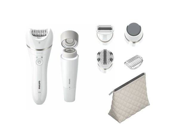 Philips Epilator Nass-Trocken Application Cordless 32-Tweezer System 2 Speed Settings BRE77092