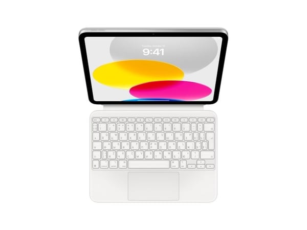 Apple Magic Keyboard Folio - Tastatur og folioveske - med styrepute - Apple Smart connector - Svensk - for iPad Wi-Fi (10. generasjon)