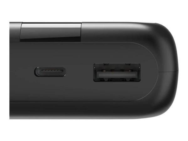 Hama Performance 20 - Strømbank - 20000 mAh - 74 Wh - 3 A - Fast Charge - 3 utgangskontakter (2 x USB, USB-C) - på kabel: USB-C - antrasitt