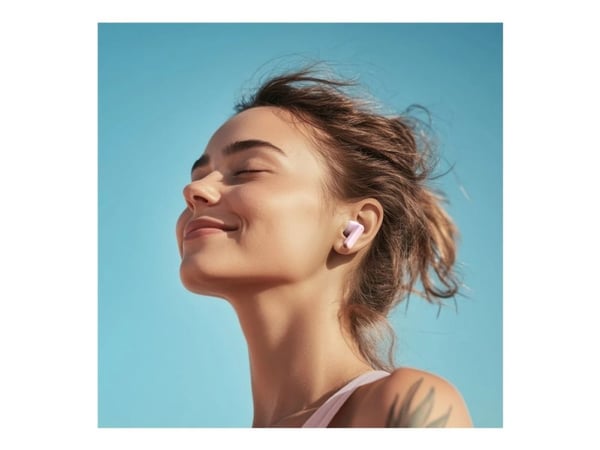 Hama Freedom Light II - True wireless-hodetelefoner med mikrofon - i øret - Bluetooth - rosa