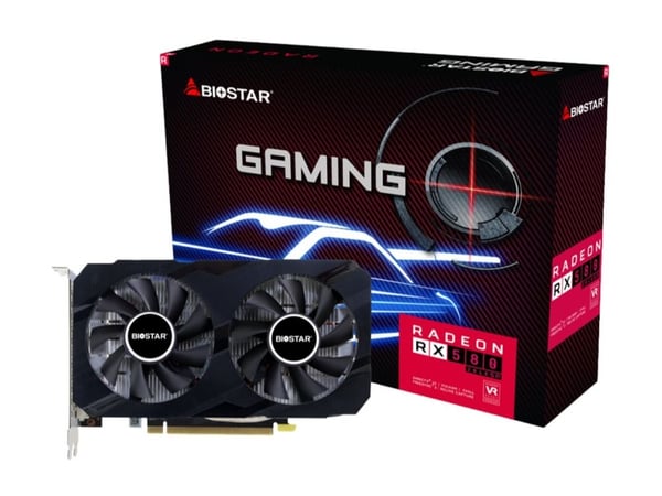 Biostar VA5815RF82 - Grafikkort - Radeon RX 580 - 8 GB GDDR5 - PCIe 3.0 x16 - DVI, HDMI, DisplayPort