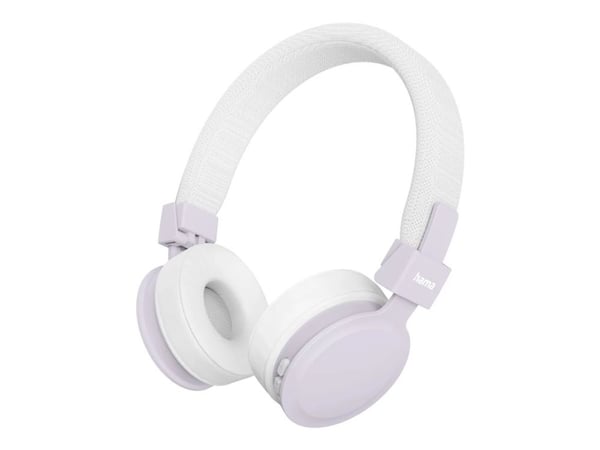 Hama Freedom Lit III - Hodetelefoner med mikrofon - on-ear - Bluetooth - trådløs, kablet - 3,5 mm jakk - hvit