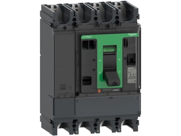 SCHNEIDER ELECTRIC Lastadskiller ComPacT NSX630NA, 4 napainen, 630 A, AC22A, AC23A SCHNEIDER ELECTRIC Lastadskiller ComPacT NSX630NA, 4 napainen, 630 A, AC22A, AC23A