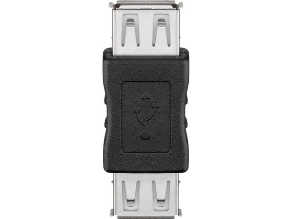 USB-adapter Goobay USB-A - USB-A svart (50293)