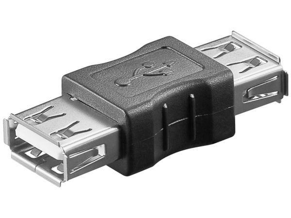 USB-adapter Goobay USB-A - USB-A svart (50293)