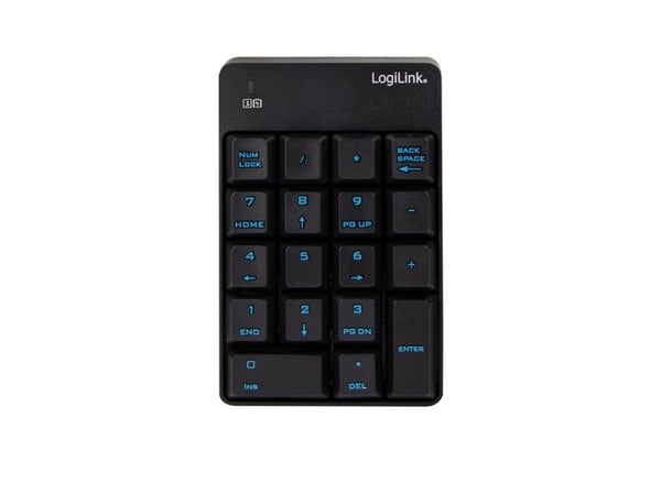 LogiLink ID0120, Langaton RF, 18, Universaali, Musta