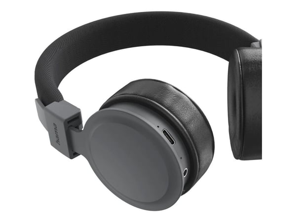 Hama Freedom Lit III - Hodetelefoner med mikrofon - on-ear - Bluetooth - trådløs - svart