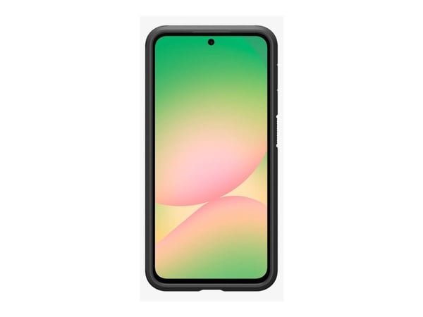 Spigen Tough Armor - Baksidesskydd för mobiltelefon - termoplastisk polyuretan (TPU), polykarbonat (PC), stötskum - svart - för Samsung Galaxy A56