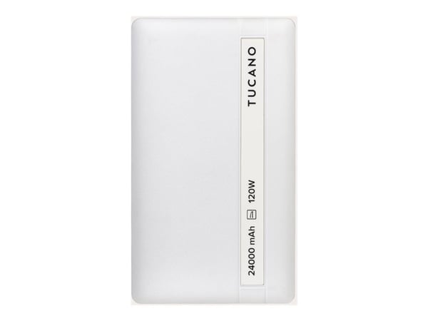 Tucano Power bank for laptop, 24000 mAh, Valkoinen